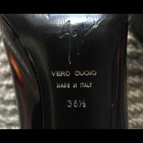 Giuseppe Zanotti Tortoiseshell Peep toe Pump heels - Picture 8 of 8